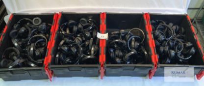Wireless Headphone System [AD | Promenade | SilentDisco] inlcuding 85 pairs of headphones,
