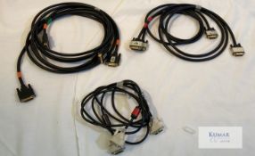 DVI Cable bundle! Description: Bundle of: 2x3m dual-link DVI cable 2x2m dual-link DVI cable 3x1m