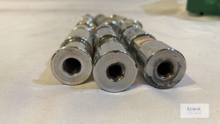Mixed spigots 28mm Spigots Description: 2 M10 steel, 1M10 Aluminium and 3 M12 Aluminium 28mm