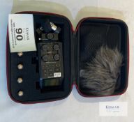 Zoom H6 audio recorder kit w/case Description: The industry standard for remote location recordings.