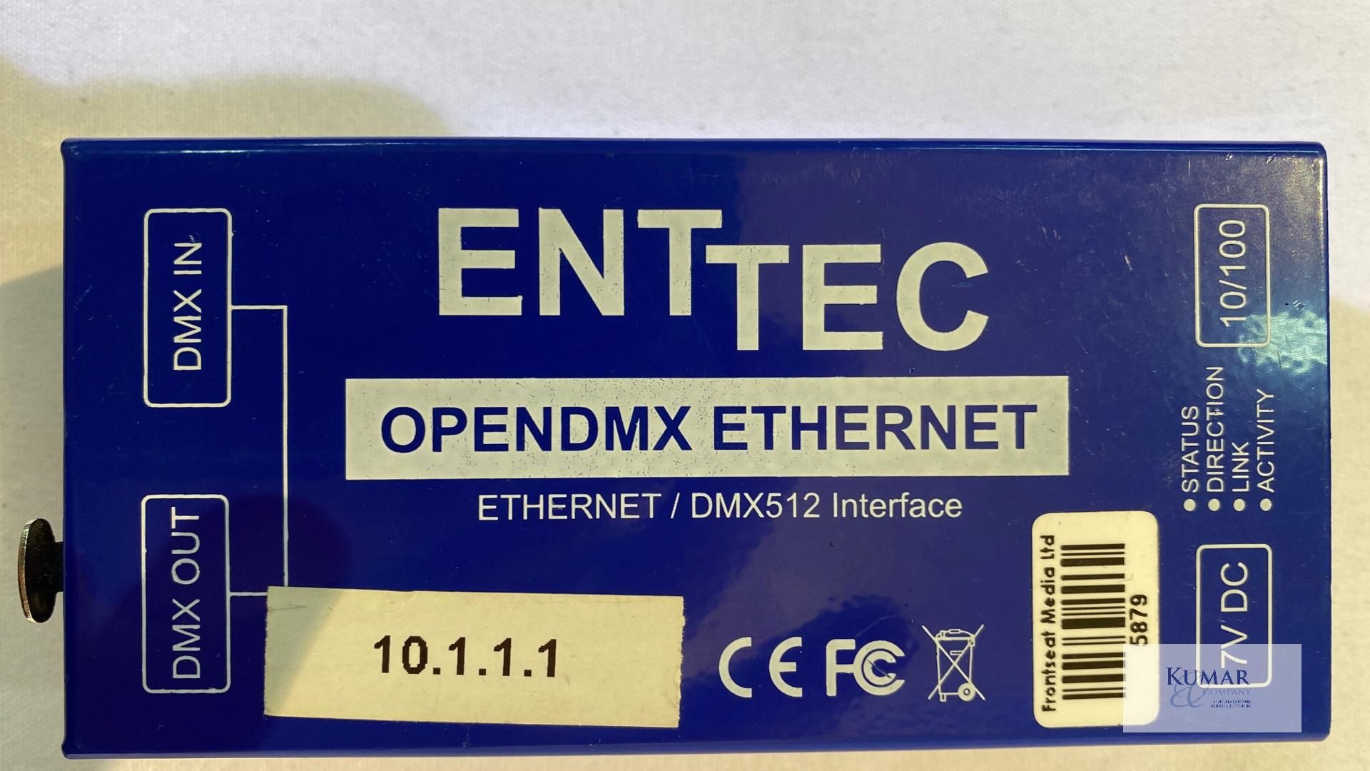 ENTTEC ODE 2 Artnet Node w/PSU Description: Portable, small, single universe Artnet to DMX