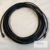20m (12G SDI) Cable 75Ω BNC R6U Description: For guaranteed high-quality video connection when it
