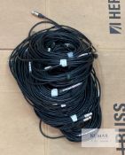 20 of Premium 10m 3-pin XLR microphone cable Neutrik OFC Description: 20 of Premium 10m 3-pin XLR