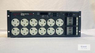 Zero88 BetaPack 3 dimmer (6 x 15A channel output, 32A 1ph input)