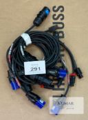 9 of 16A plug to C13 IEC socket Description: Bundle of 9x 13A plug to C13 2m (3G1.5mm) Note some
