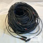 18 of 10m 5-pin Neutrik Tourgrade DMX Cable Description: Bundle of 18 of 10m 5-pin Neutrik DMX