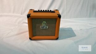 Orange Crush10 guitar practice amp Description: Practice amp for use on quiet stage or rehearsal