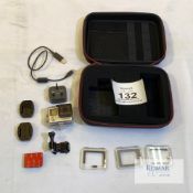 GoPro Hero4 Black Adventure Camera with accessories Description: GoPro action camera with a load