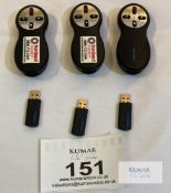 3 of Long distance wireless USB presentation clicker/pointer Description: Kensington USB clickers.