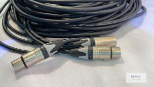 7 of Premium 5m 3-pin XLR microphone cable Neutrik OFC Description: 7 of Premium 10m 3-pin XLR