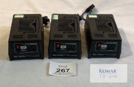 240-120V Step-down Transformer (300W output - 1.3A) for powered American touring Equipment