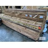 50: 3M x 75mm x 75mm Rough Sawn Timber