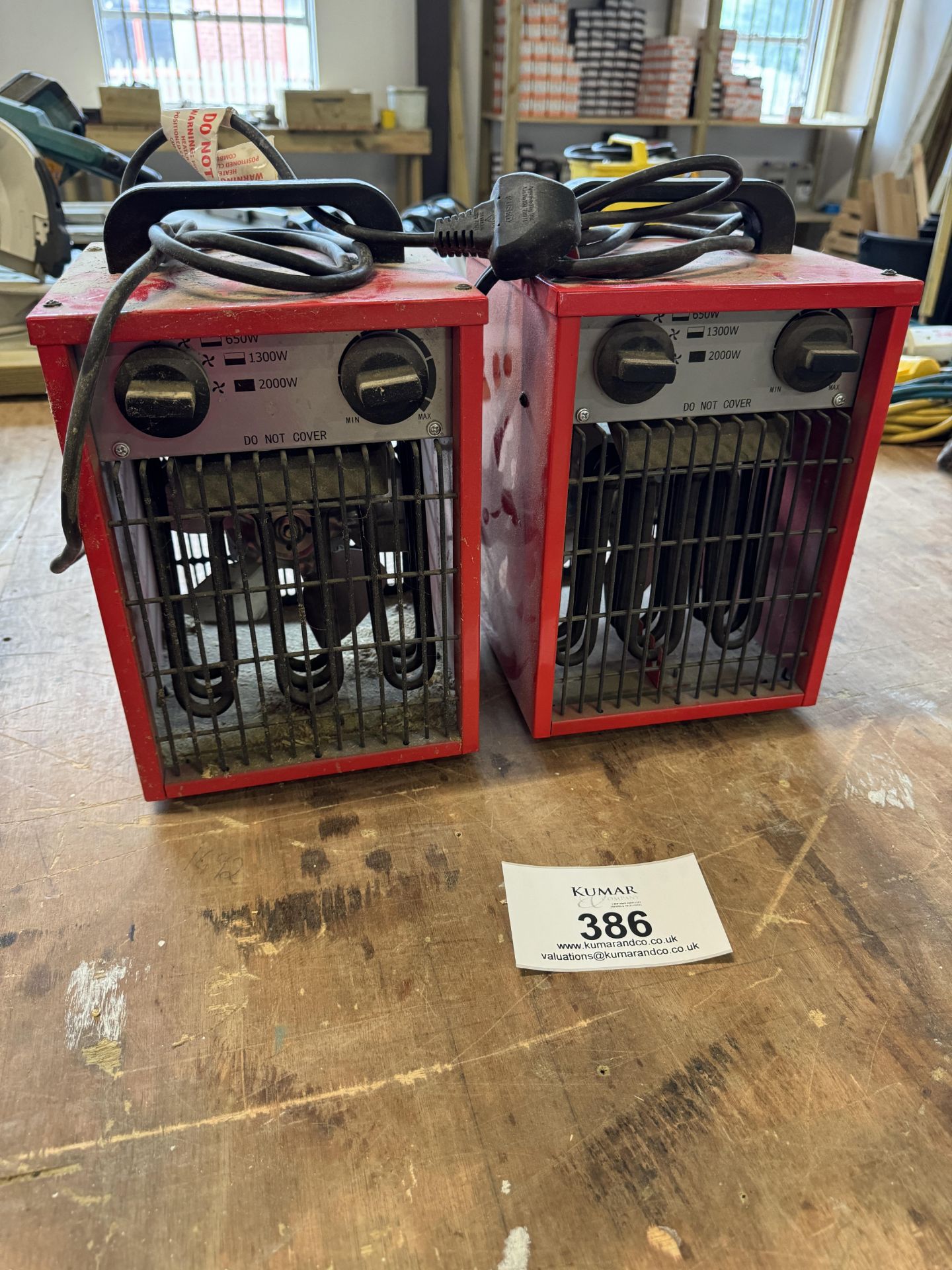 2: Moretti Model WFH-013 2000w Workshop Fan Heaters