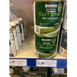 9: Barrattine Timber Cut End Preserver Cans (RRP £25.60 each)