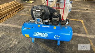 ABAC Model A29B, 150 FM3, Receiver Mounted Air Compressor, Serial No. ITR1212329 (2017)