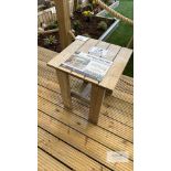 Lily Relax Side Table - (W x D x H) 0.47m x 0.47m x 0.55m