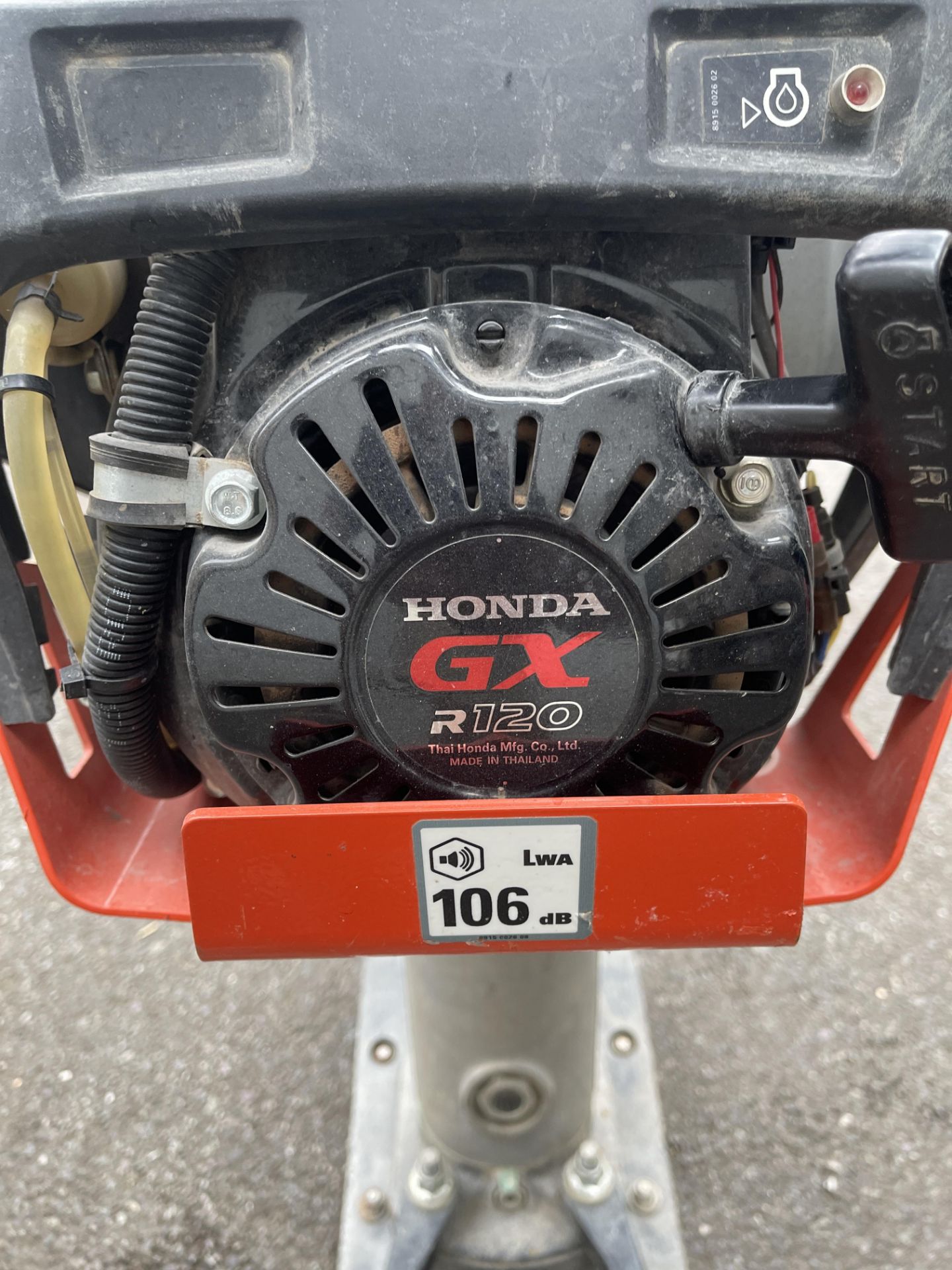 Husqvarna LT 5005 Petrol Trench Rammer, Serial No: 700710, with Honda GX-R120 Motor & 230mm Plate ( - Image 17 of 20