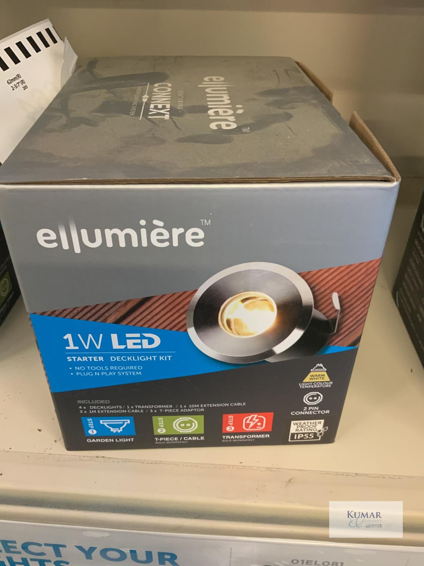 1: Ellumiere Deck Light Starter Kit contains 4 lights - Image 2 of 5