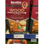 6: 5Ltr Barrattine Wood Protective Treatment Red edar (RRP £30.30 each)