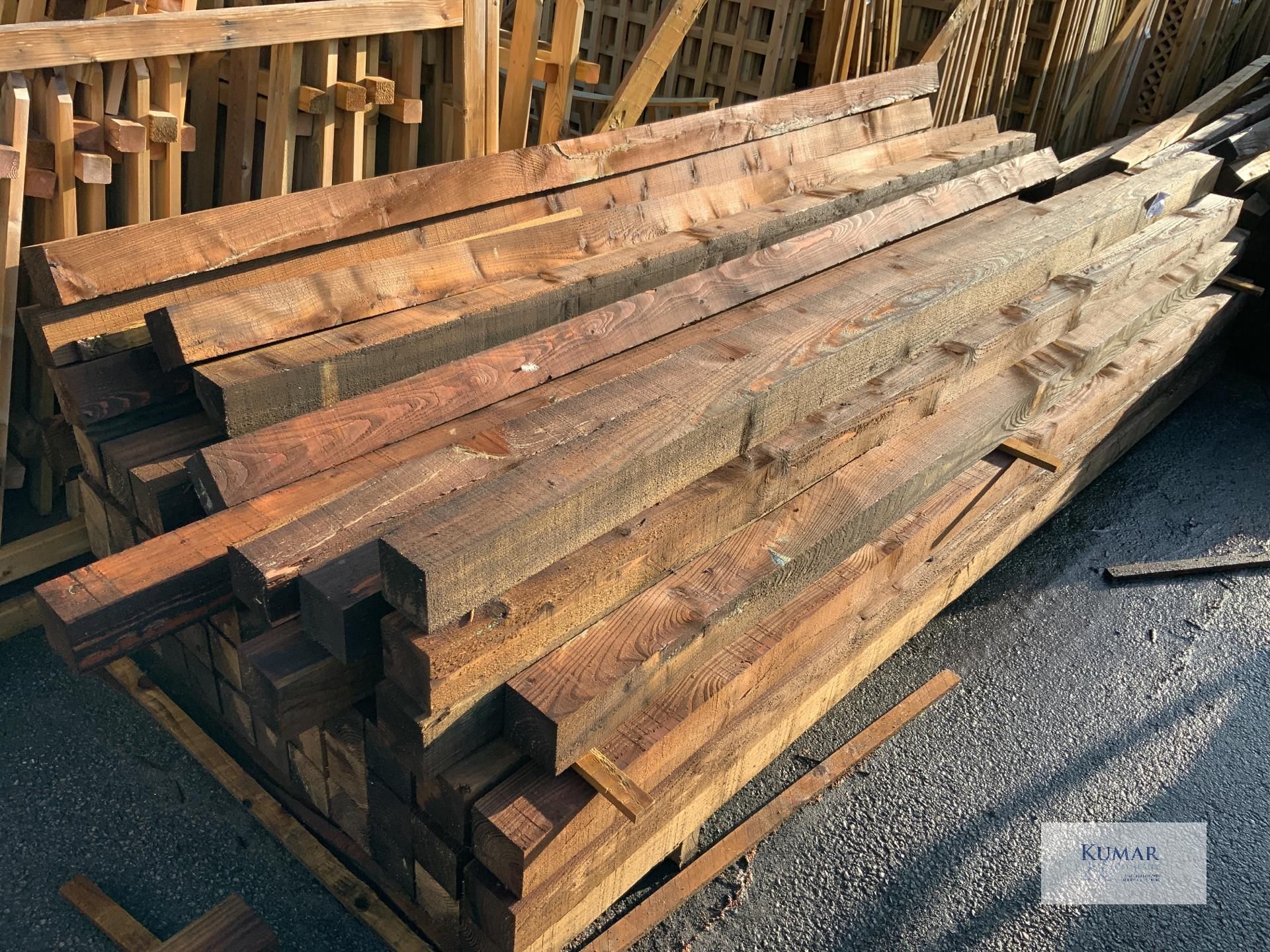 Circa 55: 3M x 75mm x 75mm Rough Sawn Timber - Image 3 of 6