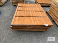 8: 6Ft x 3Ft Wainey Edge Fencing Panels (Mixed Colour)