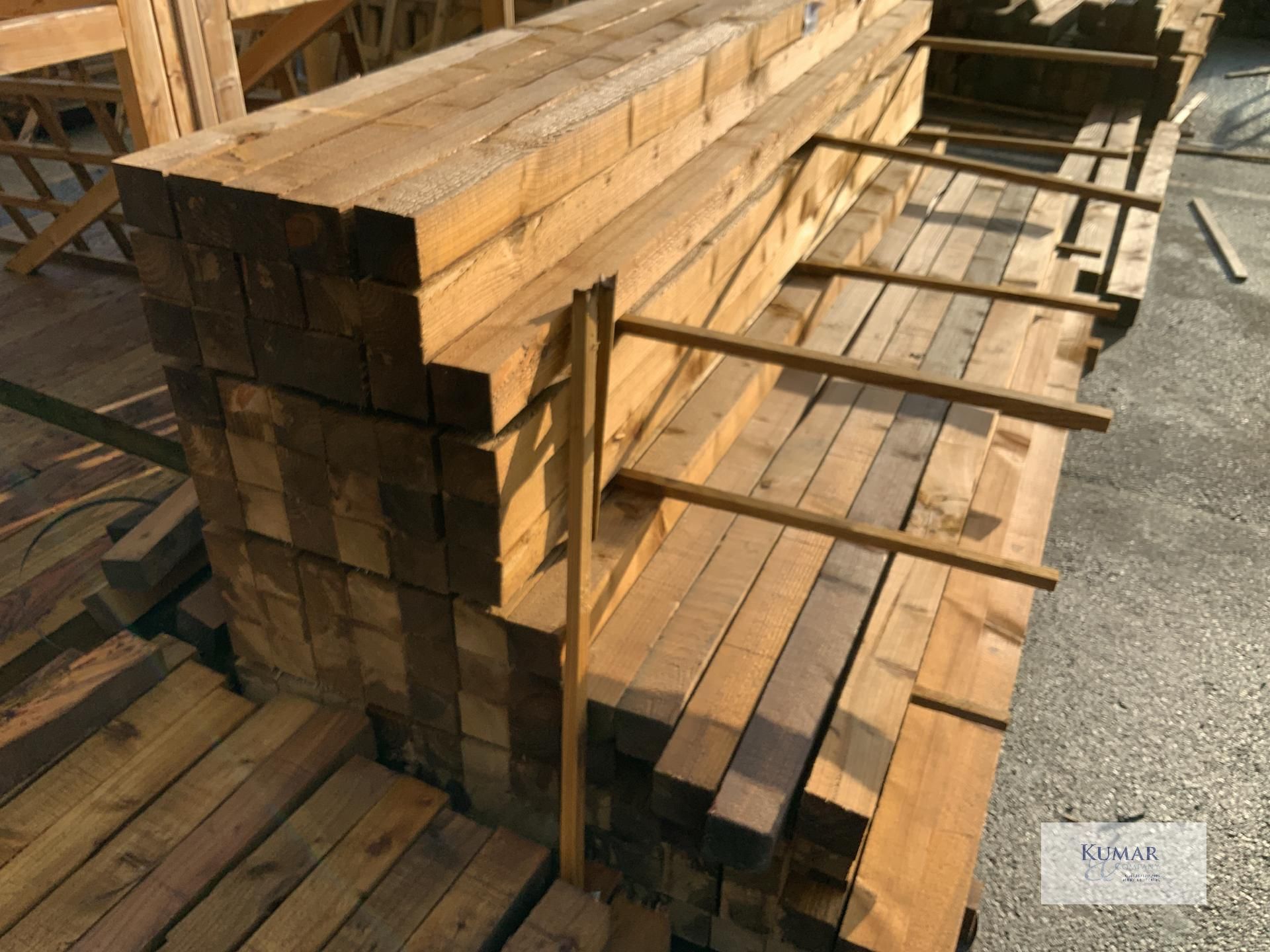 52: 2.4M x 70 mm x 70mm Rough Sawn Timber - Image 3 of 3