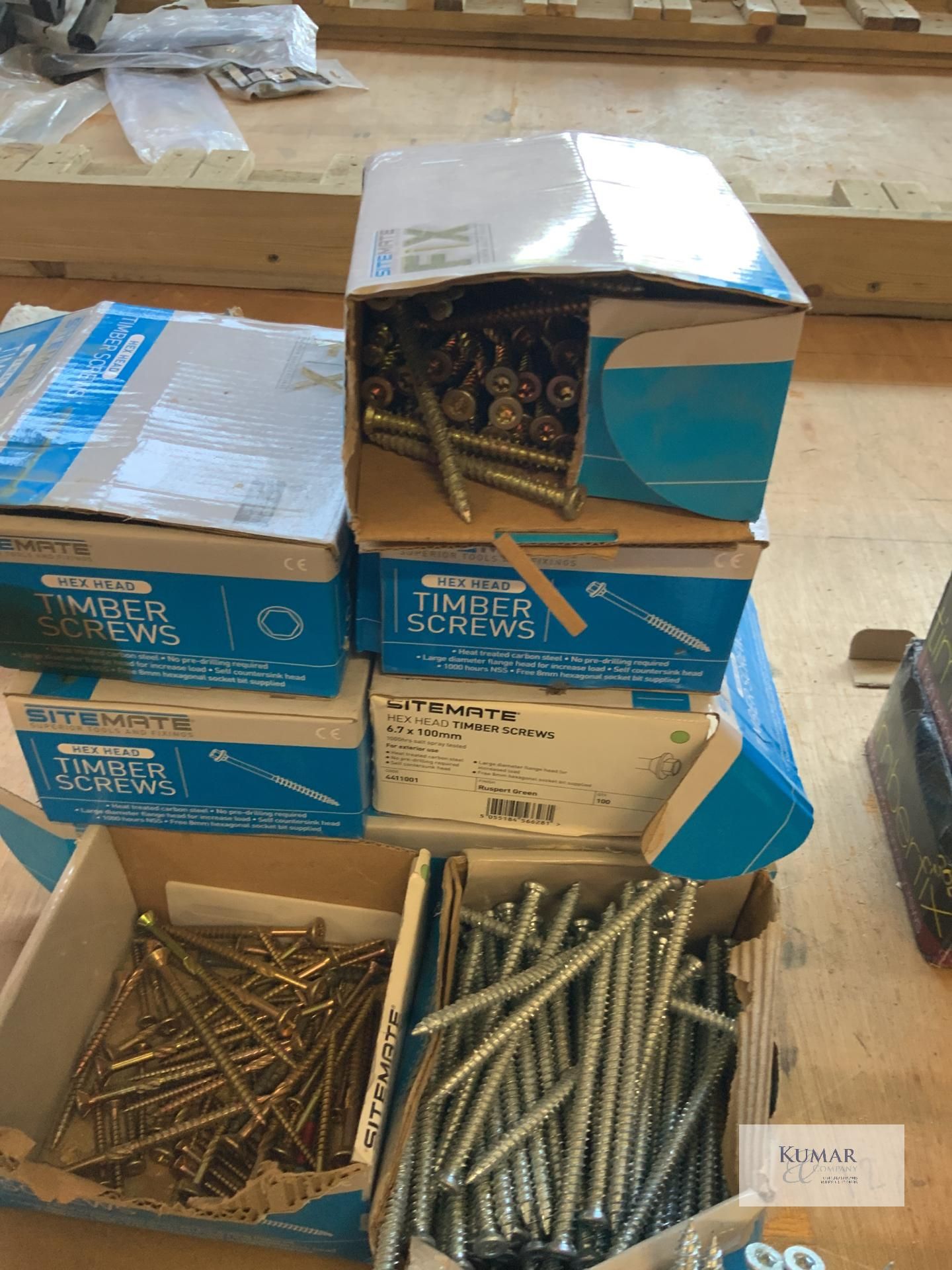 Approx 10 Half Boxes of Sitemate Timber Screws - Image 2 of 4
