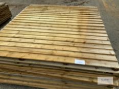 10:6ft x 6ft Feather Edge Fencing Panels (B Grade )
