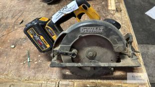 Dewalt Circular Saw with XR Flex 18v 6.0Ah battery - No Charger