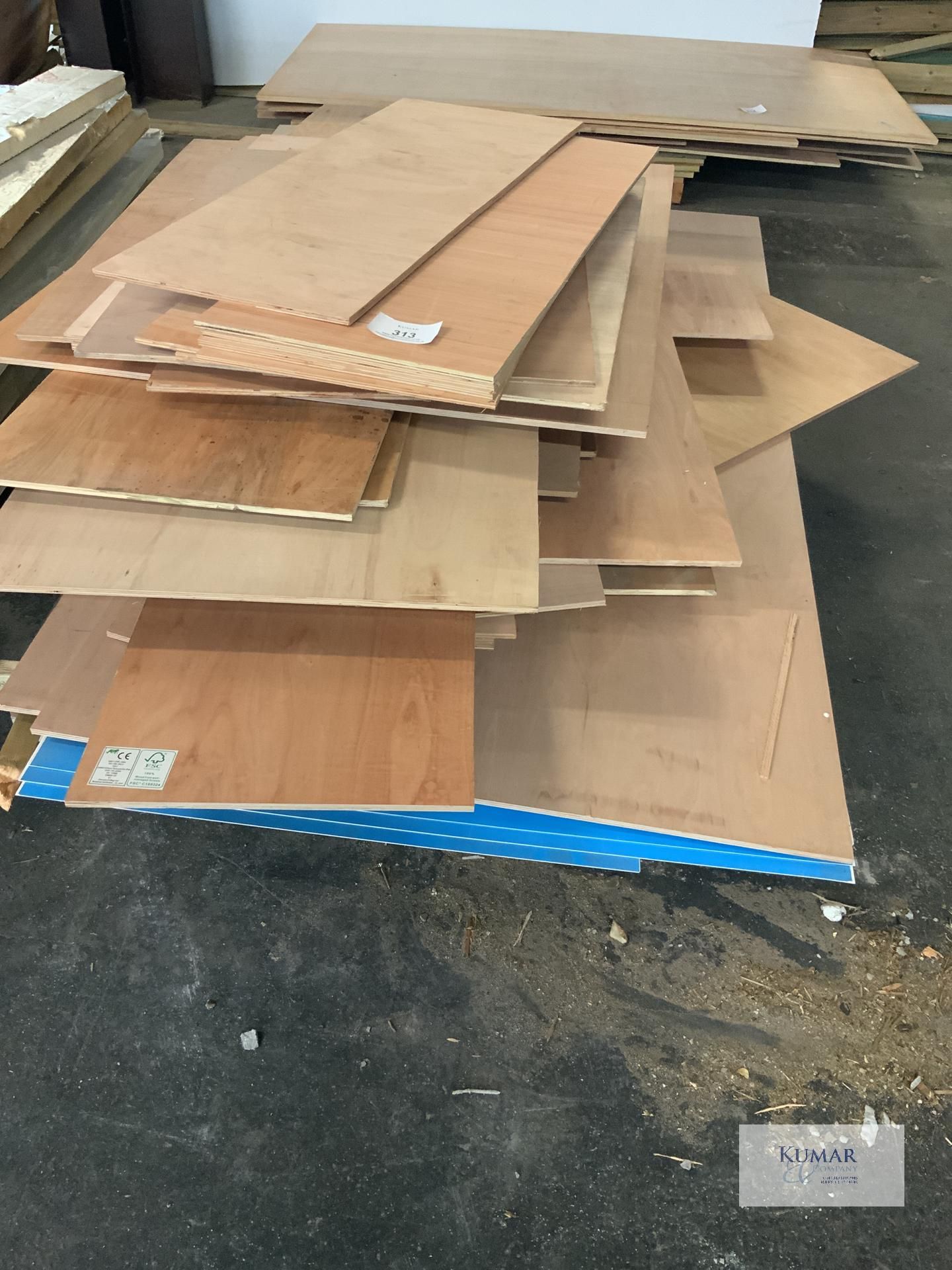 Pallet Containing Off Cuts Ply Board