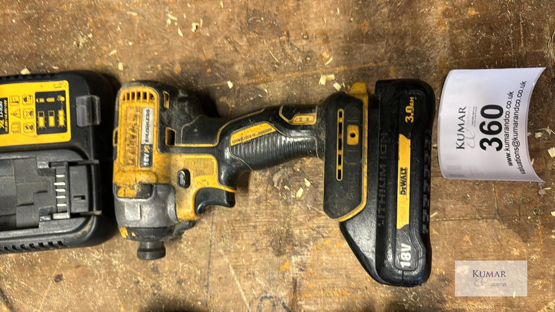 Lot of Dewalt Power Tools Comprising - 2: Dewalt DCF787 Impact Drivers one with 18v 4.0ah - Image 6 of 12