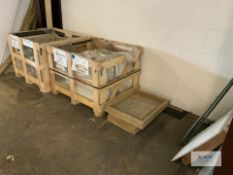 Part Pallets of 3mm Tempered Single Pane Glass - 610 x 457mm