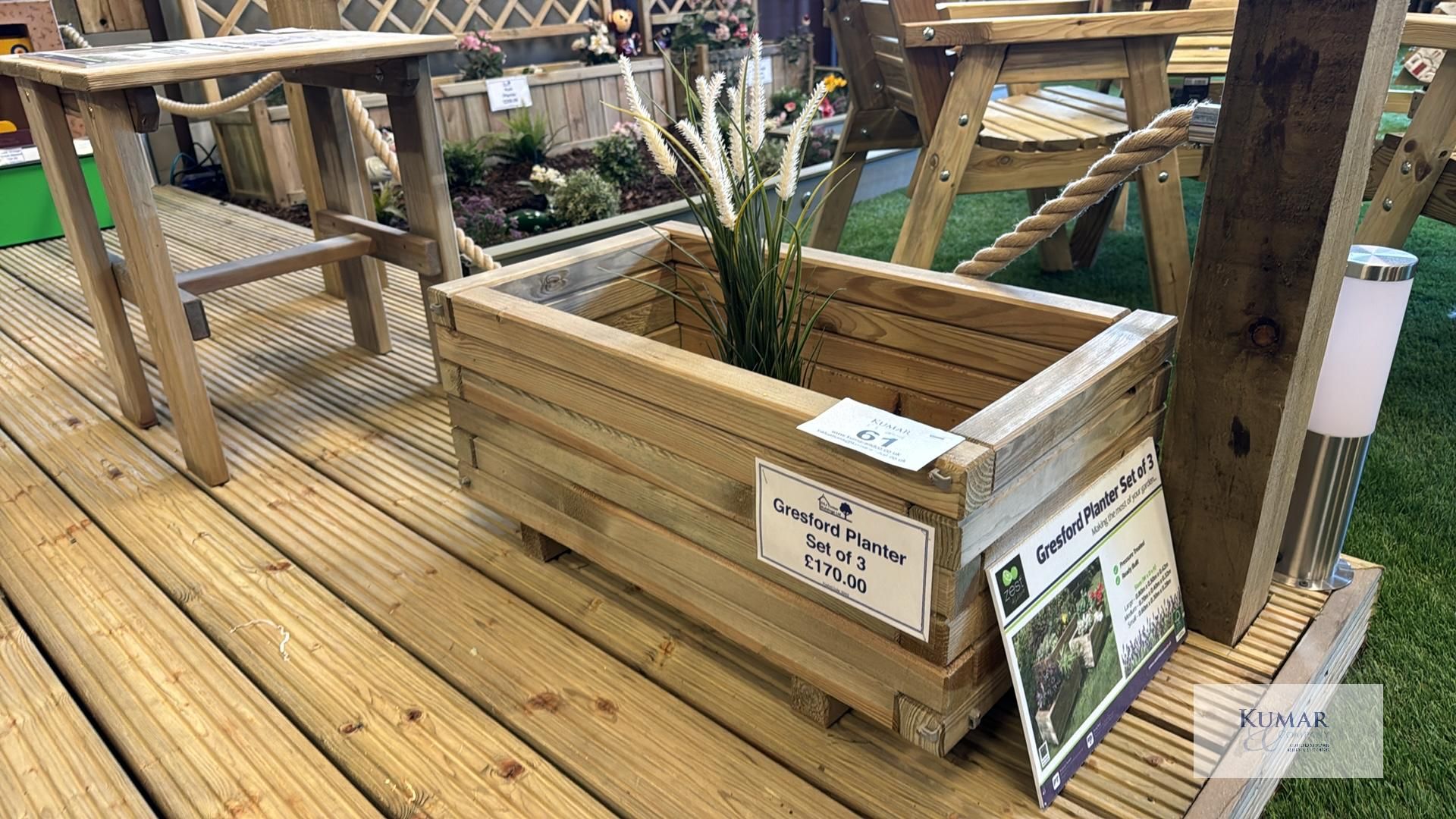 Gresford Rectangular Single Planter, Sizes (W x D x H) 0.8m x 0.5m x 0.42m - Image 2 of 5