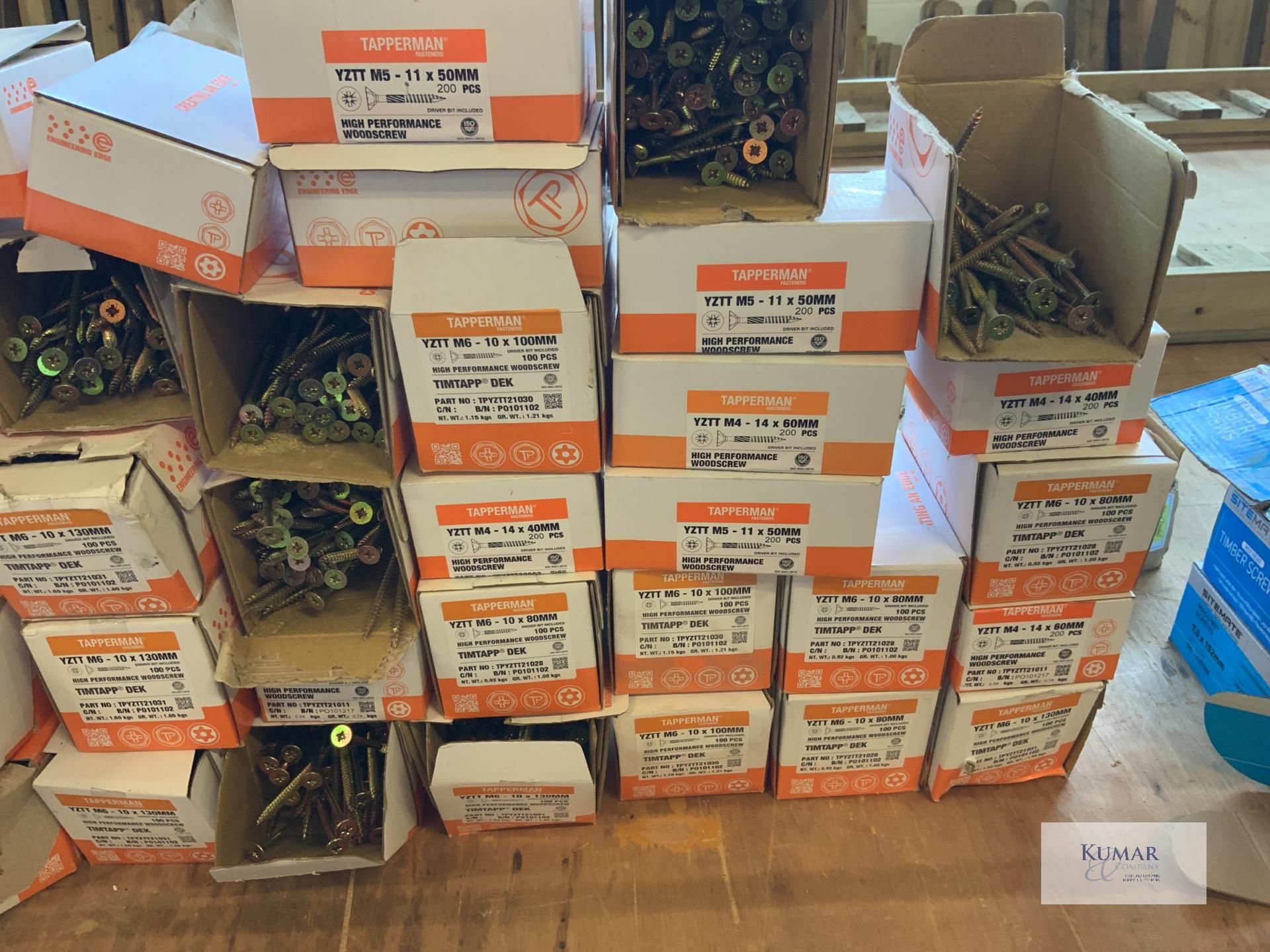 Approx 40 Half Boxes Tapperman Screws - Image 2 of 5