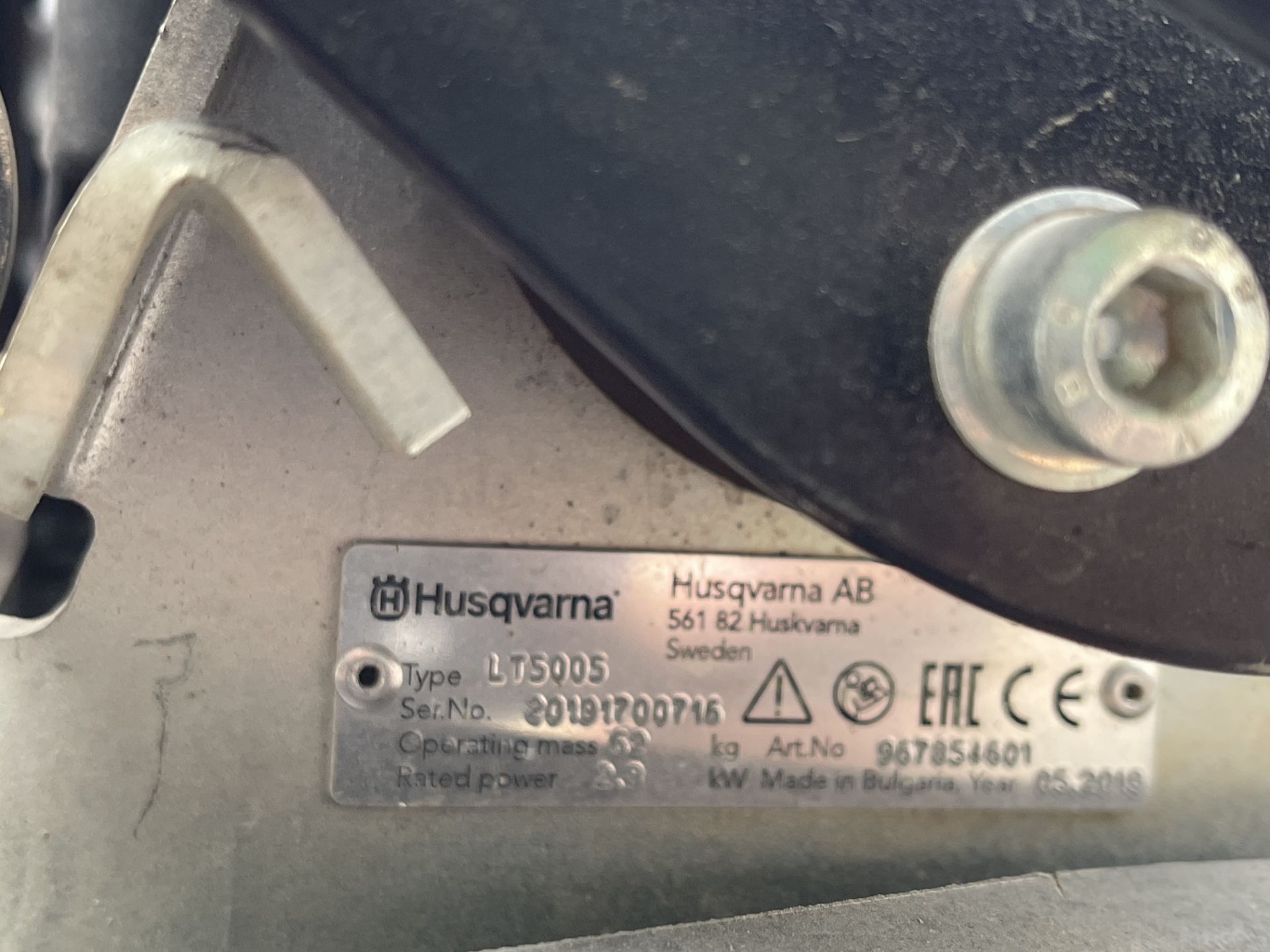 Husqvarna LT 5005 Petrol Trench Rammer, Serial No: 700710, with Honda GX-R120 Motor & 230mm Plate ( - Image 12 of 20