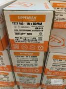 12 Boxes - M6 10 x 80mm Tapperman Wood Screws