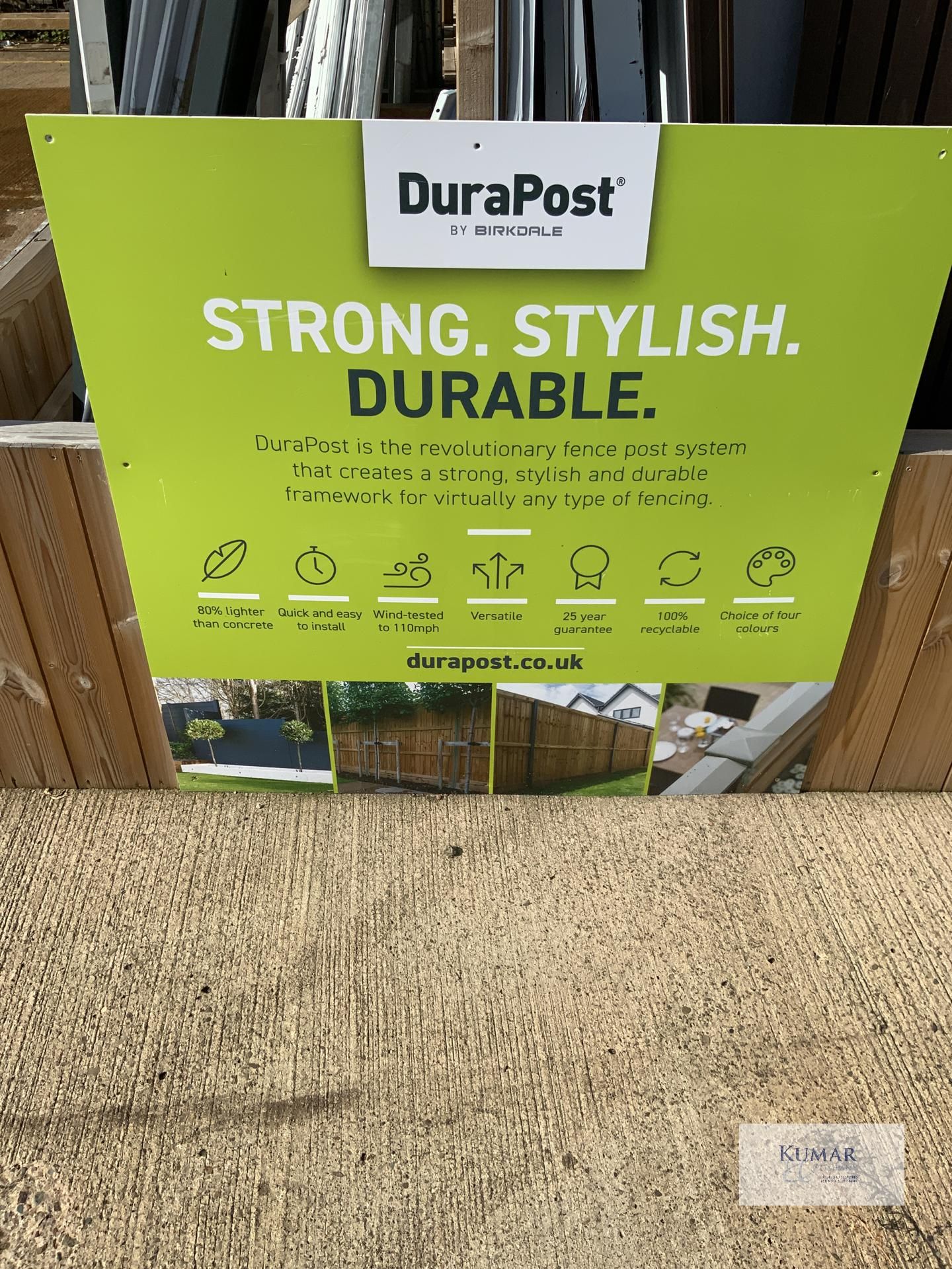 Large Selection of Durapost Accessories Post Boards Rails - As shown in pictures - Please Note - Image 2 of 14