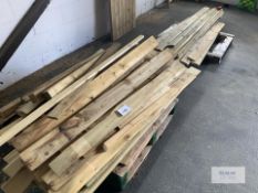 2: Pallets Various Lengths 19mm Log Lap And Feather Edge Boards