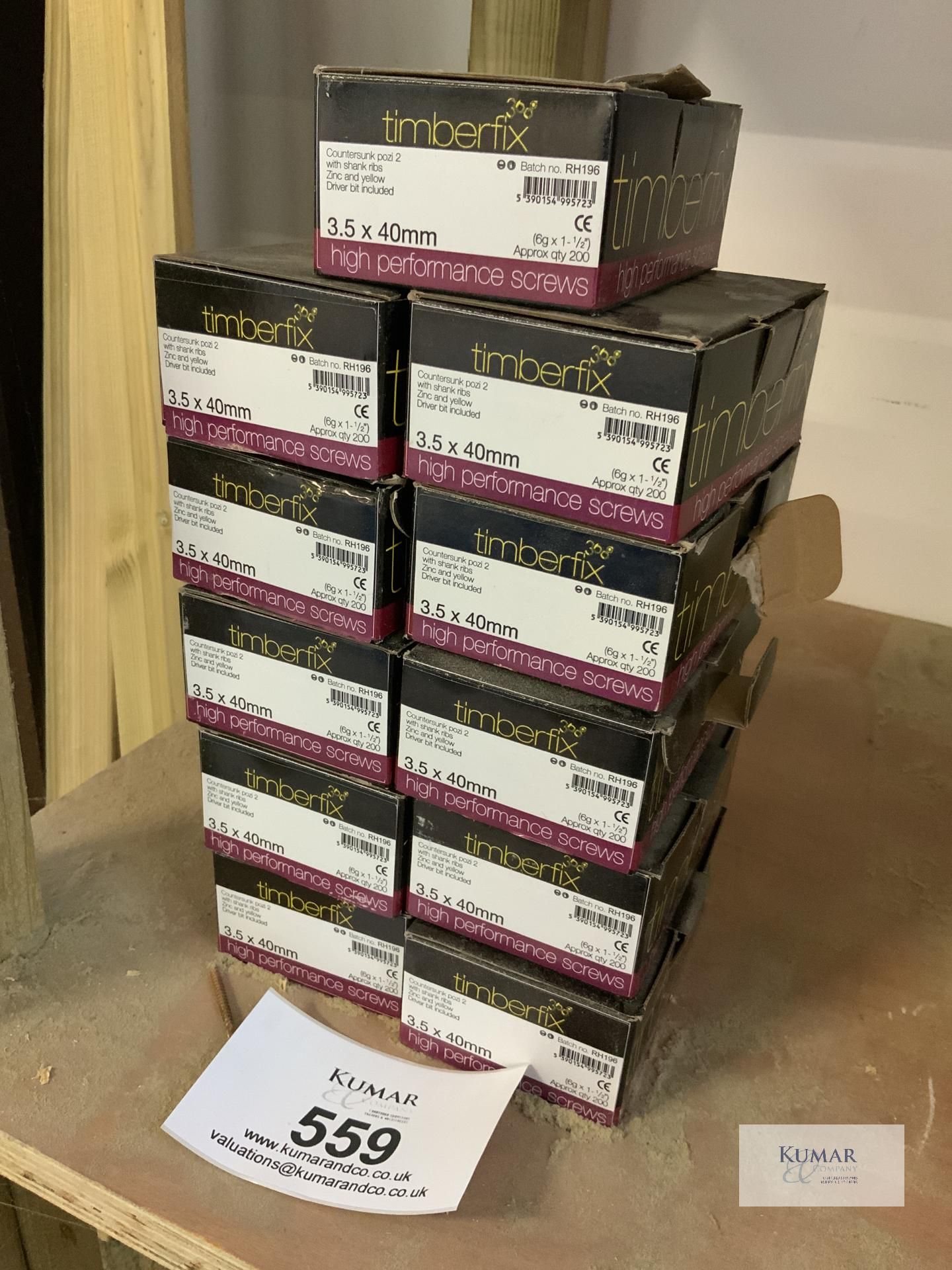 Approx 11 Boxes - 3.5 x 49mm Timberfix Wood Screws