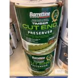 6: Barrattine Cut End Timber Preserver Cans (RRP £25.60)