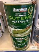 6: Barrattine Cut End Timber Preserver Cans (RRP £25.60)
