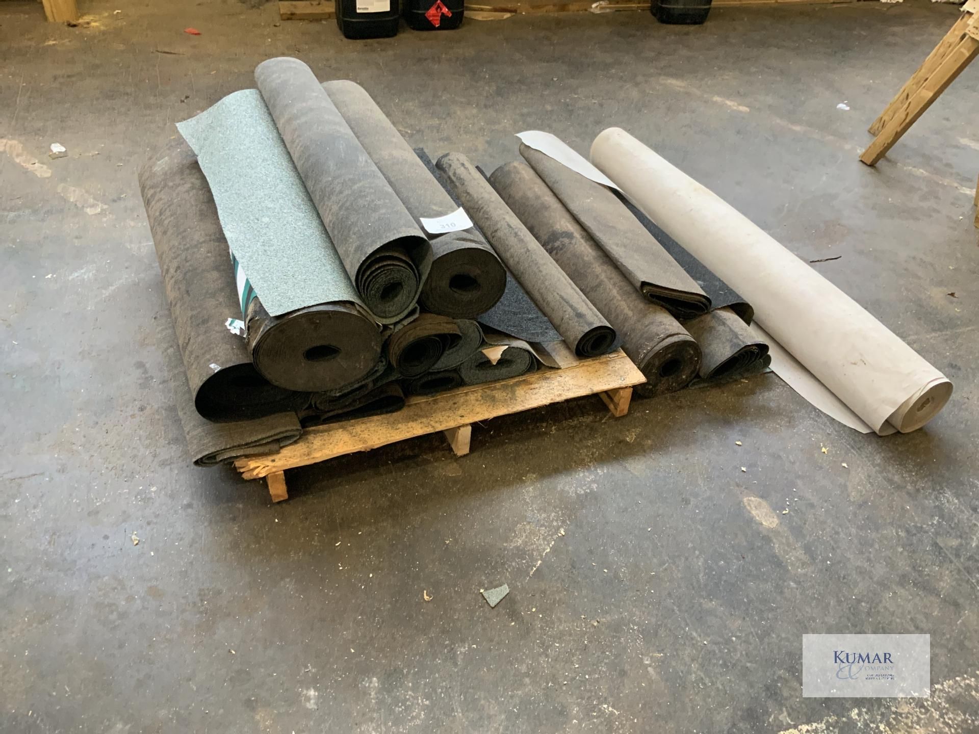 Pallet Containing Part Rolls Shed Roofing Felt