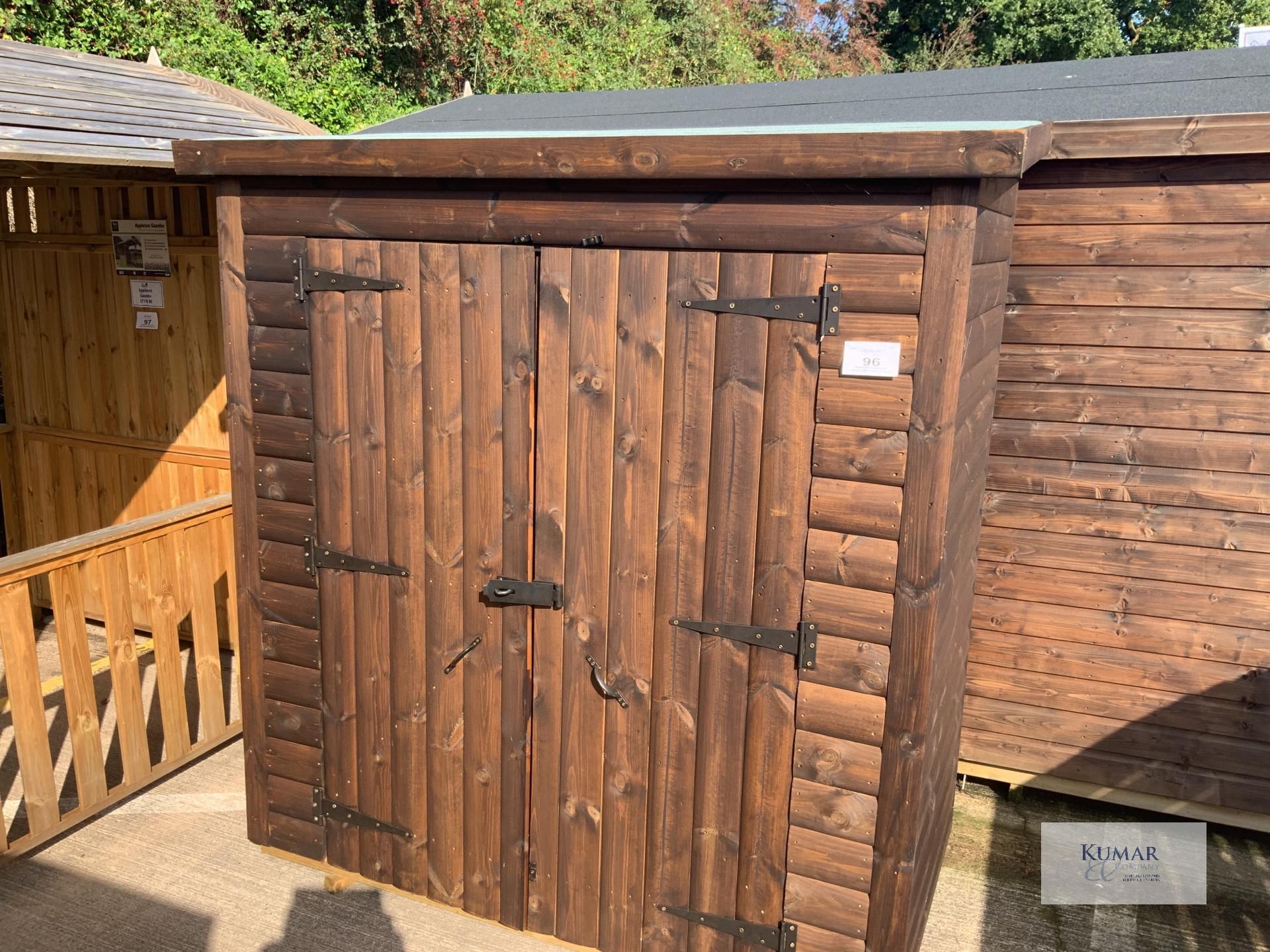 6ft x 3ft Pent shed As Pictured