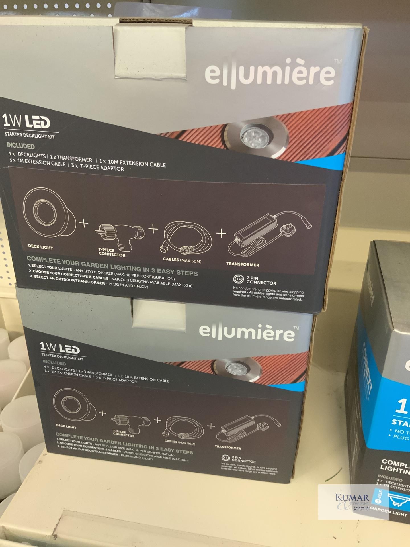 2: Ellumiere Deck Light Starter Kit contains 4 lights in each pack - Image 3 of 5