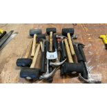 Large Quantity of Various Hammers