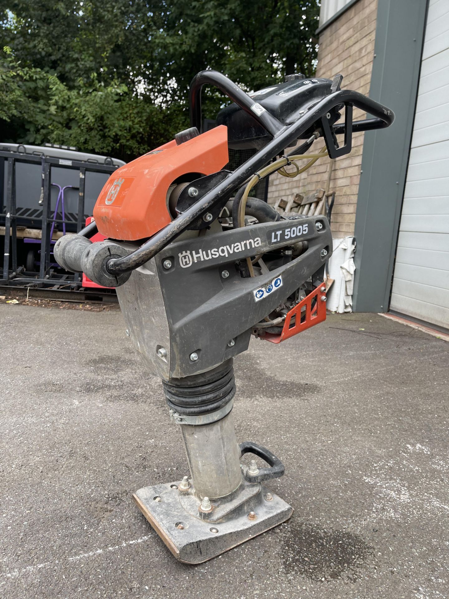 Husqvarna LT 5005 Petrol Trench Rammer, Serial No: 700710, with Honda GX-R120 Motor & 230mm Plate ( - Image 5 of 20