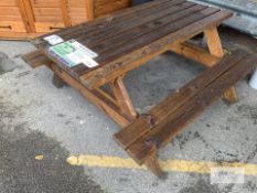 Katrina Picnic Table Sizes (W x D x H) 1.6m x 1.50m x 0.73m RRP £255.99