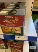 4: Barrattine Wood Protective Treatment Holly Green (RRP £18.70 each)