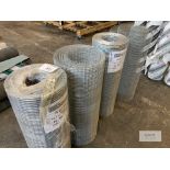4: Rolls Agrisaid Welded Wire Mesh, 2 Full, 2 Parts Rolls RRP £70 Per Roll
