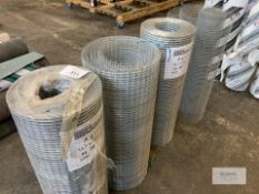 4: Rolls Agrisaid Welded Wire Mesh, 2 Full, 2 Parts Rolls RRP £70 Per Roll
